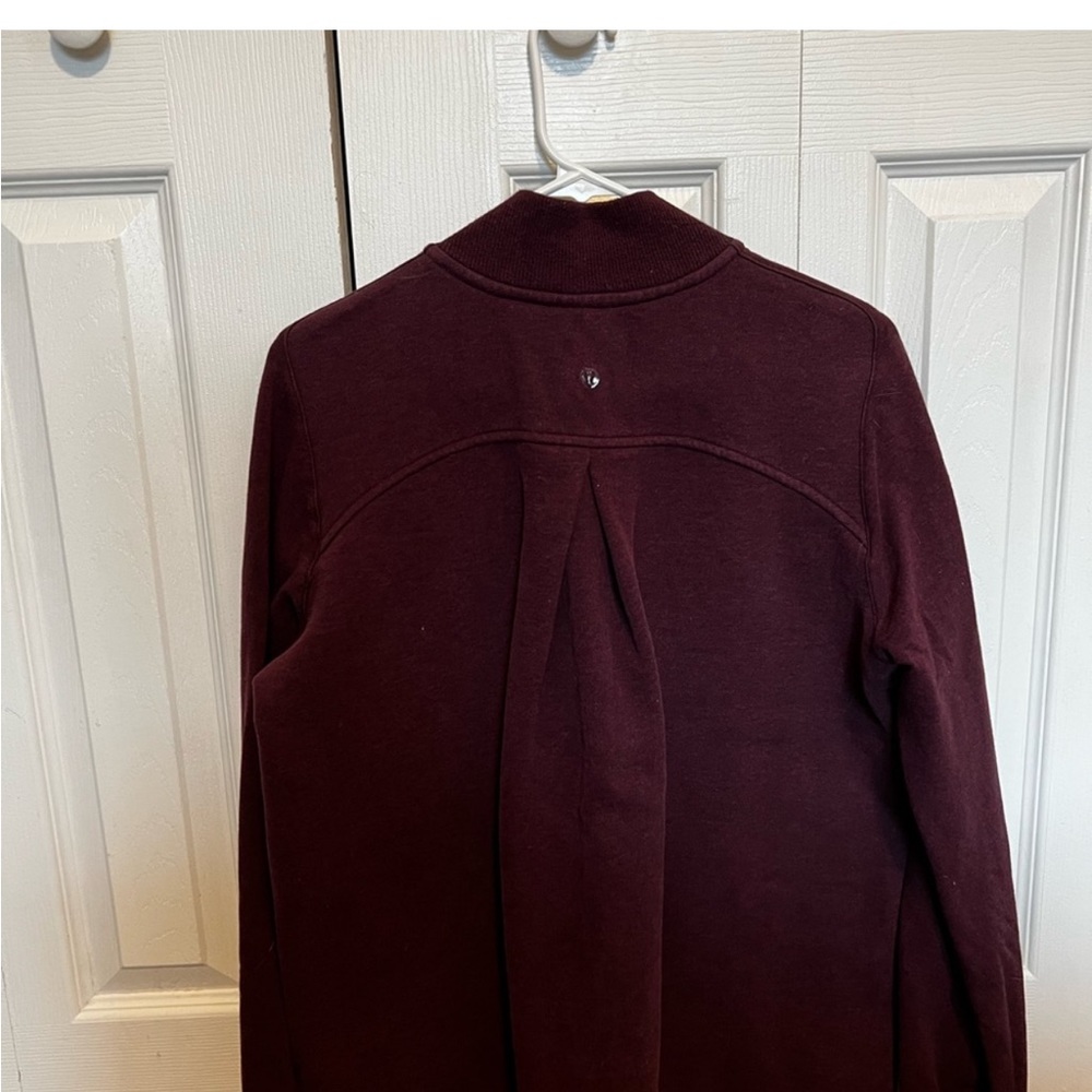 Lululemon crew neck zip up - Picture 2 of 3